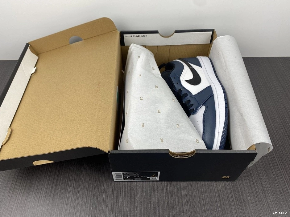 Dark Teal - Jordan 1 Low 553558-411 1109